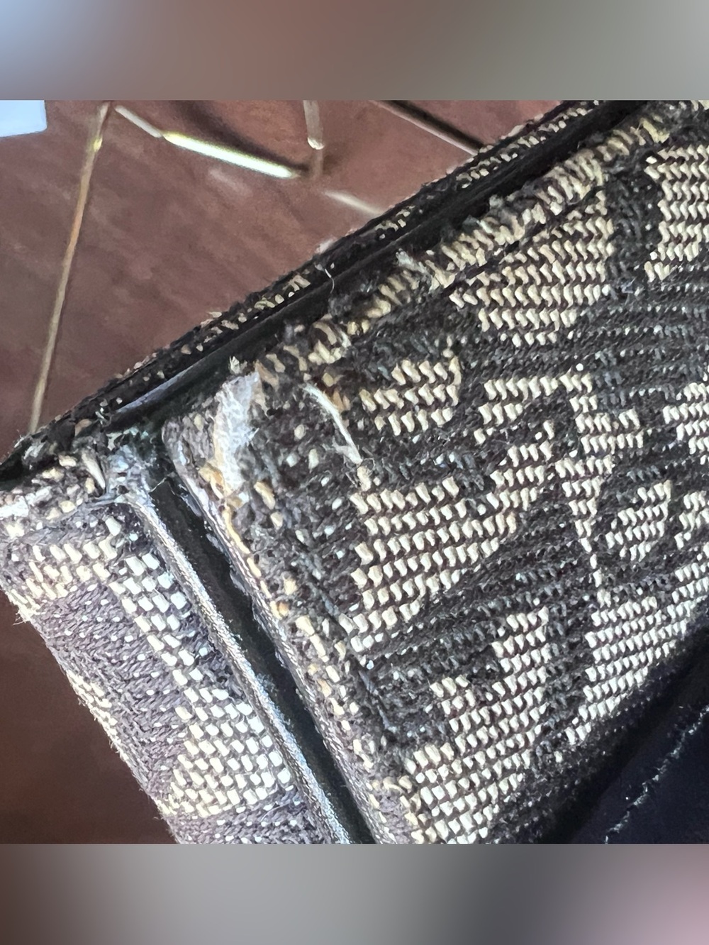 Dior Vintage Monogram Compact Wallet with COA - Picture 9 of 16